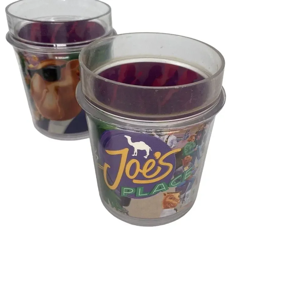 Vintage Joe Camel Joe’s Place Cups Set 4